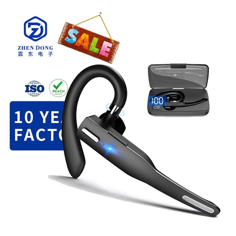 BT5.1 ENC Wireless Bluetooth Headset Noise Cancelling OWS Earphones Open Ear Ultra-long Life Car Business Sports Earphones