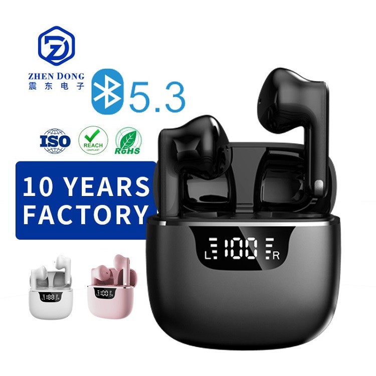 Best Selling OEM ODM Earphone with LED Screen True Wireless Earbuds Support ioS Android Wireless Bluetooth Earphone