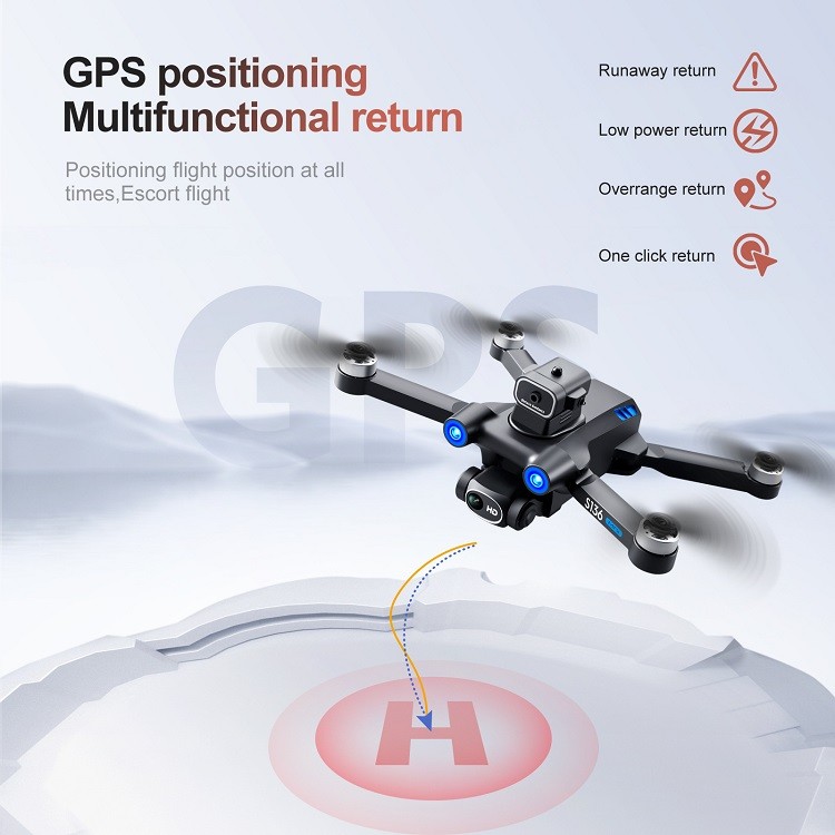 GPS S136 Fpv Drone Kit Racing Drone Long Range Camera 4K 720P Drone GPS Professionnel Longue Distance 1km