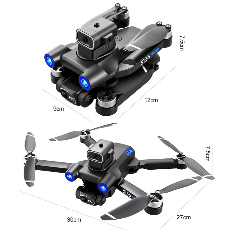 GPS S136 Fpv Drone Kit Racing Drone Long Range Camera 4K 720P Drone GPS Professionnel Longue Distance 1km