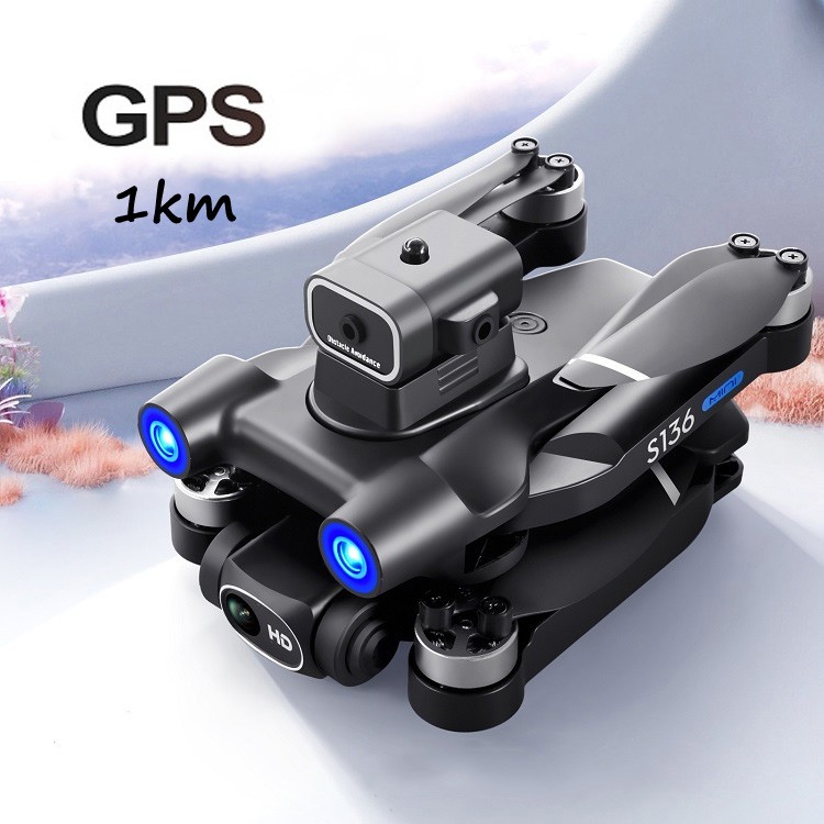 GPS S136 Fpv Drone Kit Racing Drone Long Range Camera 4K 720P Drone GPS Professionnel Longue Distance 1km