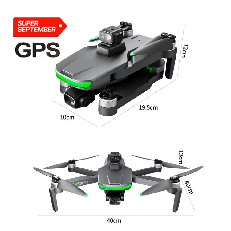 GPS S155 2.7K Long Range Carrying Load 500g Laser Obstacle Avoidance Best Delivery GPS Drone With Camera 