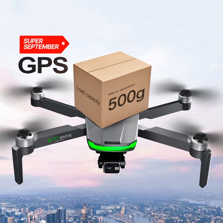 GPS S155 2.7K Long Range Carrying Load 500g Laser Obstacle Avoidance Best Delivery GPS Drone With Camera 