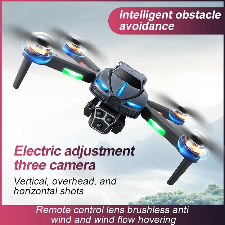 M2 Beginner Drone 3 Camera Optical Flow Positioning Obstacle Avoidance RC Quadcopter Toy Foldable Wifi FPV 150M Drone