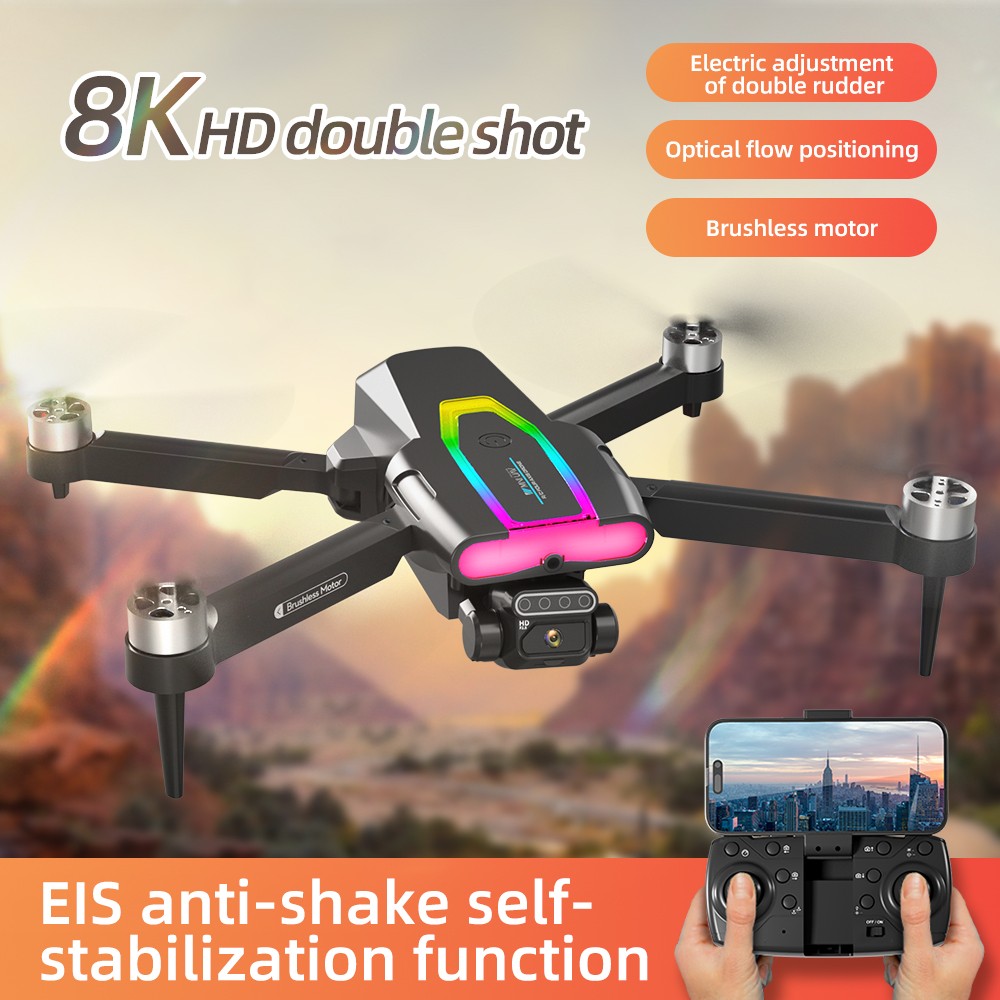 New Arrival F199 RC Mini Drones Accessories 4K 8k 480P 720P Camera WIFI USB Outdoor 5.5 inch Foldable Beginner Drone 4K 8K