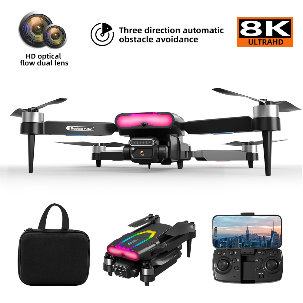 New Arrival F199 RC Mini Drones Accessories 4K 8k 480P 720P Camera WIFI USB Outdoor 5.5 inch Foldable Beginner Drone 4K 8K