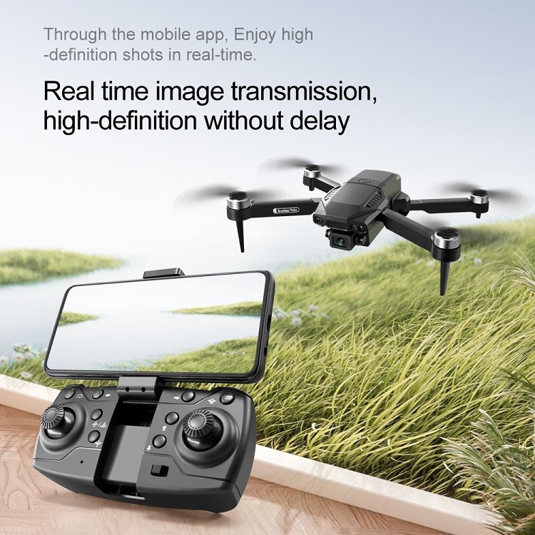 New F198 Optical Flow Positioning Brushless Dual Camera 480P Mini Smart Follow Drone UAV 2.4G Wifi Transmission RC Video Drones