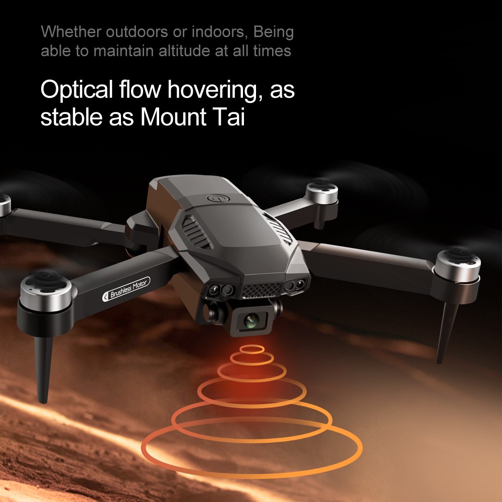 New F198 Optical Flow Positioning Brushless Dual Camera 480P Mini Smart Follow Drone UAV 2.4G Wifi Transmission RC Video Drones