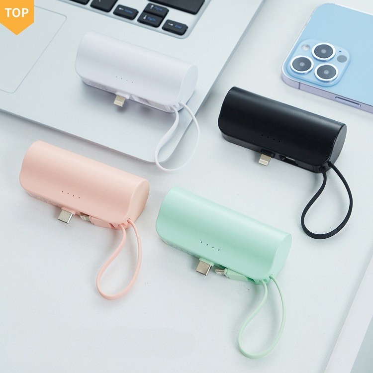 OEM Cheap Mini 5000Mah Portable Power Bank For Phone Promotional Business Gifts Christmas Gift