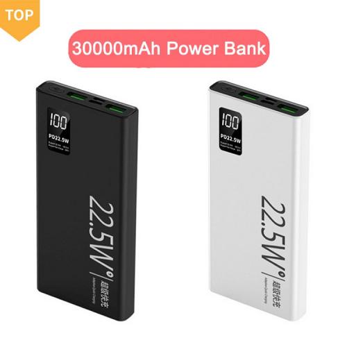 OEM Promotional Gift 22.5W 10000mah 20000mah 30000mah Power Bank Portatil Portable Power Bank 20000mah