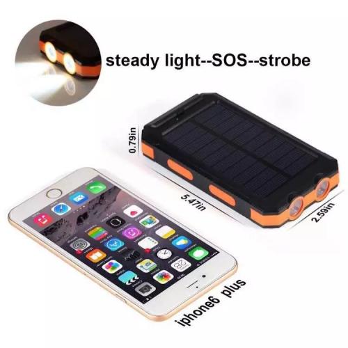 PB555 Outdoor Solar Slim Power Bank 12000mAh Promotional Gifts