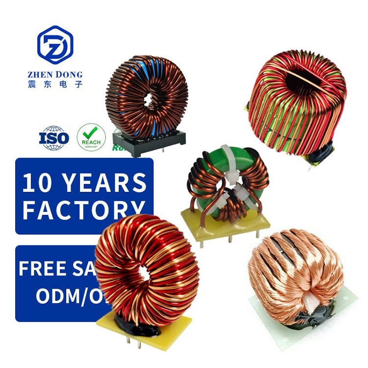 Various High Frequency Filter Toroidal Coil Inductor Wire Wound Copper Toroidal Line Filter