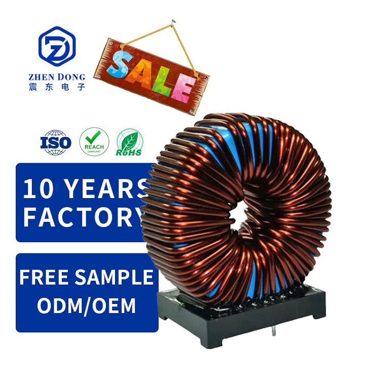 Various High Frequency Filter Toroidal Coil Inductor Wire Wound Copper Toroidal Line Filter